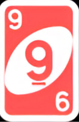 Red 9 UNO card